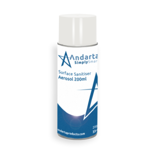 Andarta surface sanitiser aerosol 200ml