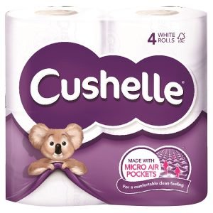 Cushelle 2Ply 180 Sheet Toilet Roll (Pack of 40)
