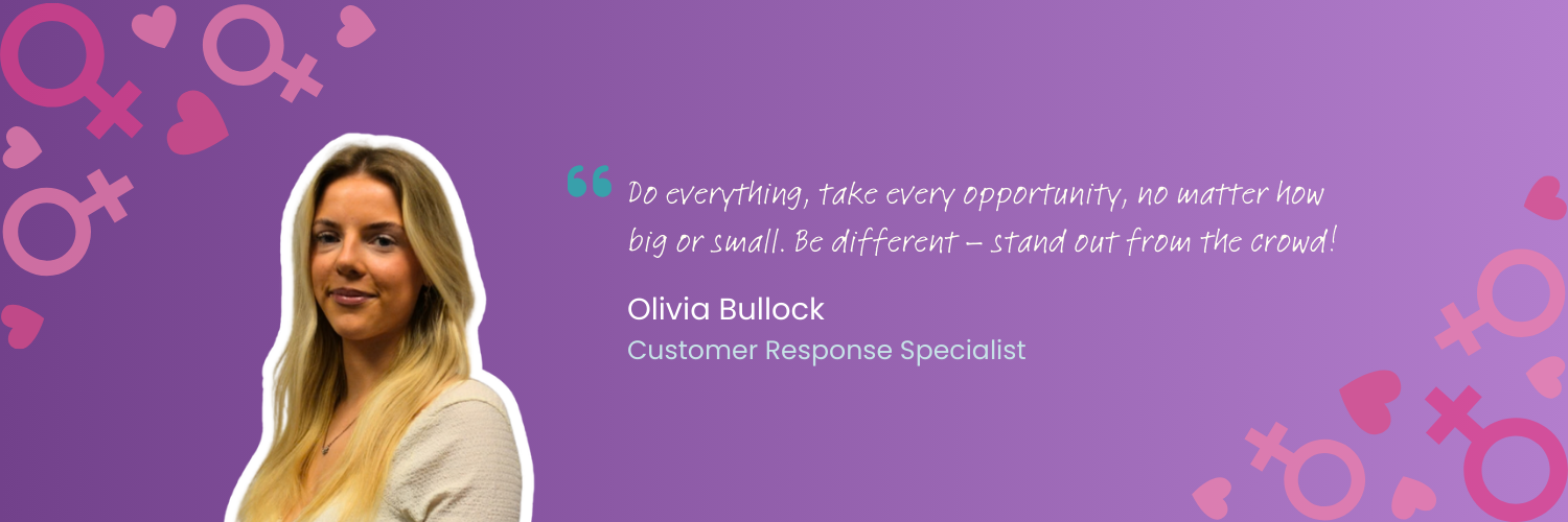 Inspirational quote with female empowerment theme.
