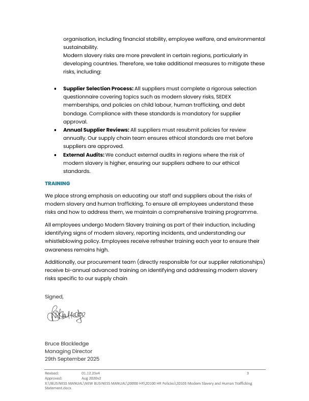 Modern slavery statement p3