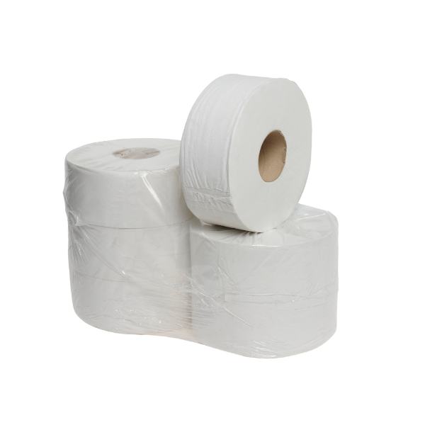 Andarta 1Ply 390m 76mm Core Jumbo Toilet Roll (6 Pack) 2 Andarta 1Ply 390m 76mm Core Jumbo Toilet Roll (6 Pack)