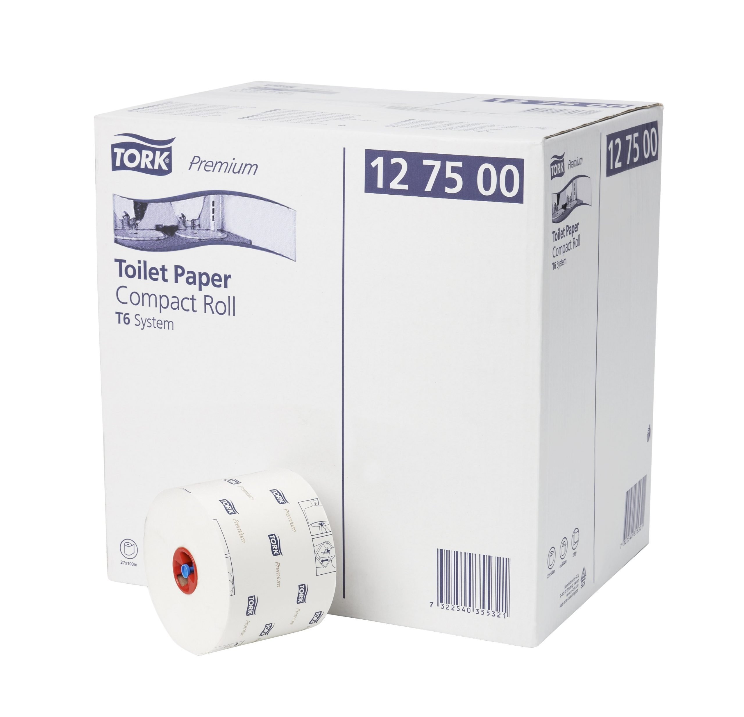 Tork Premium T6 2Ply 100m Toilet Roll 2 Tork Premium T6 2Ply 100m Toilet Roll