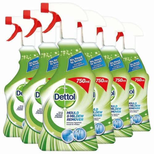 Dettol Mould & Mildew Remover 750ml (Pack of 6) 2 Dettol Mould & Mildew Remover 750ml (Pack of 6)