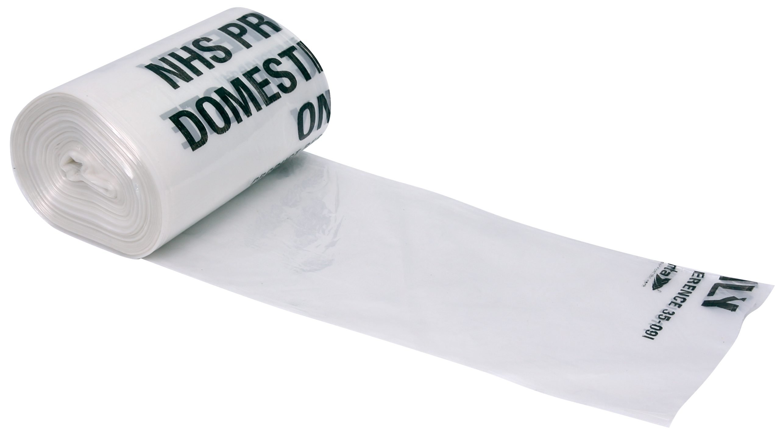 Andarta Clear NHS Domestic Waste Sack Roll 15x28x39 (1 Roll 50) 2 Andarta Clear NHS Domestic Waste Sack Roll 15x28x39 (1 Roll 50)