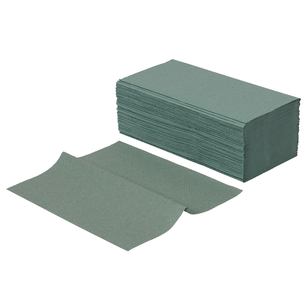 Andarta 1Ply Green Superior Grade V/Fold Hand Towel (Box 3600) 2 Andarta 1Ply Green Superior Grade V/Fold Hand Towel (Box 3600)