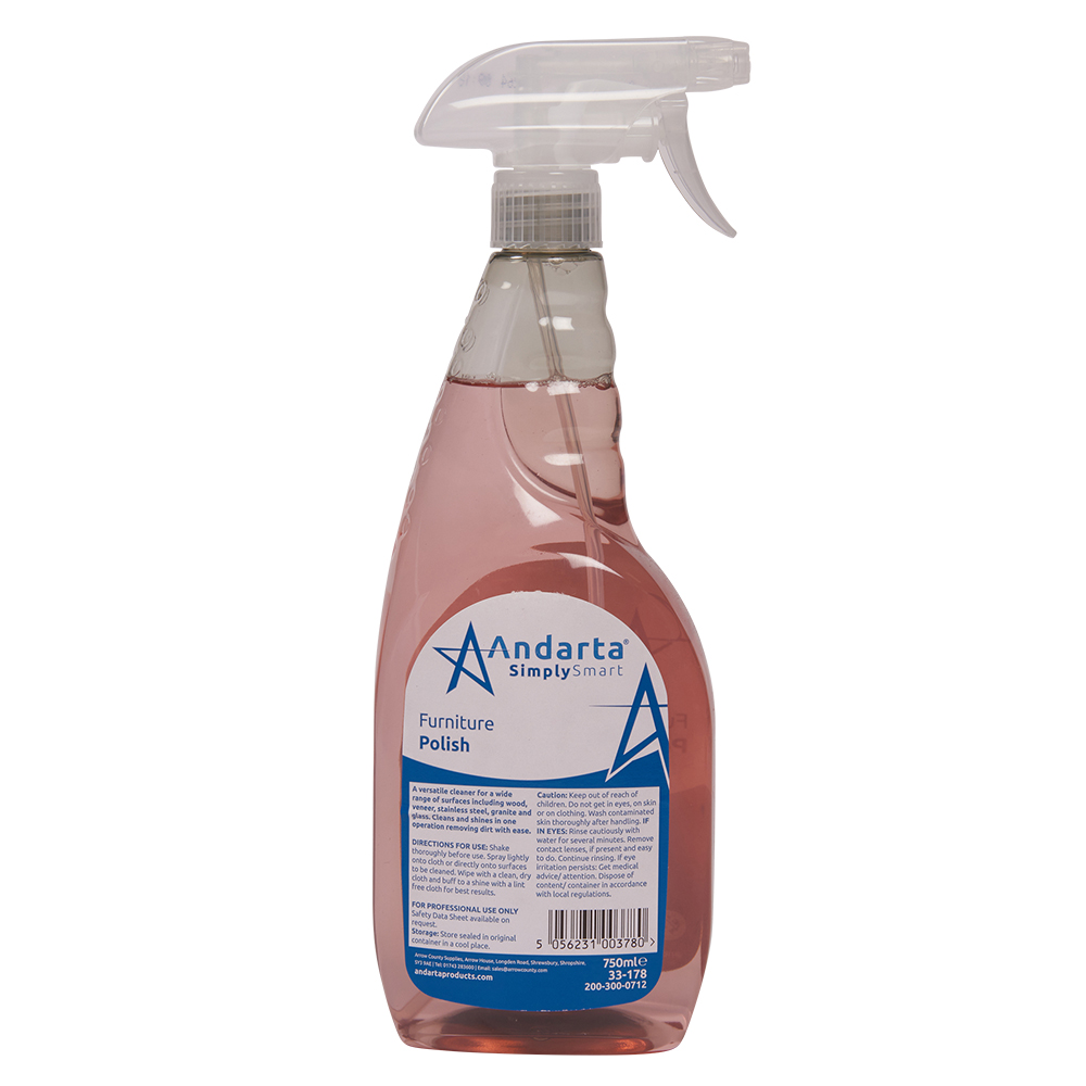Andarta Furniture Polish (1x750ml) 2 Andarta Furniture Polish (1x750ml)