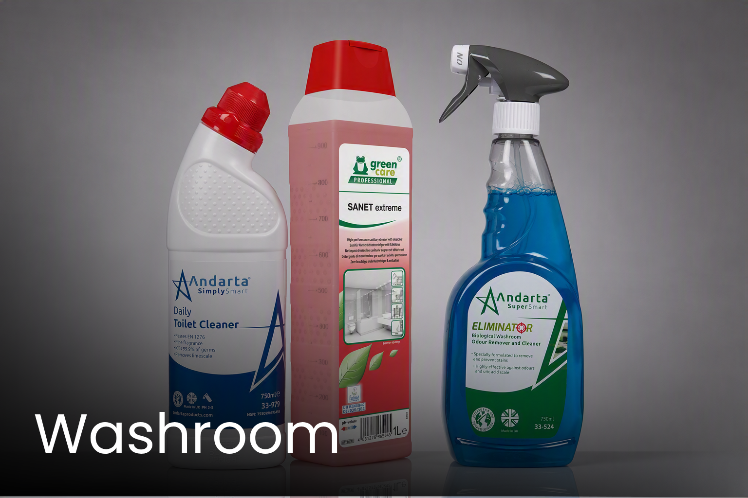 Cleaning chemicals Washroom 1