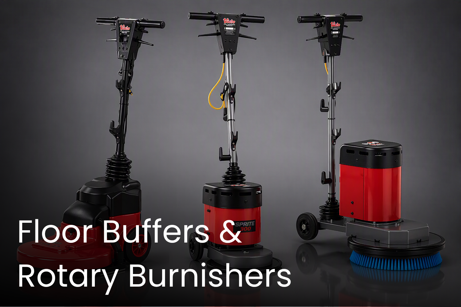 Commercial Cleaning Machinery Floor Buffers Polishers Rotary Burnishers