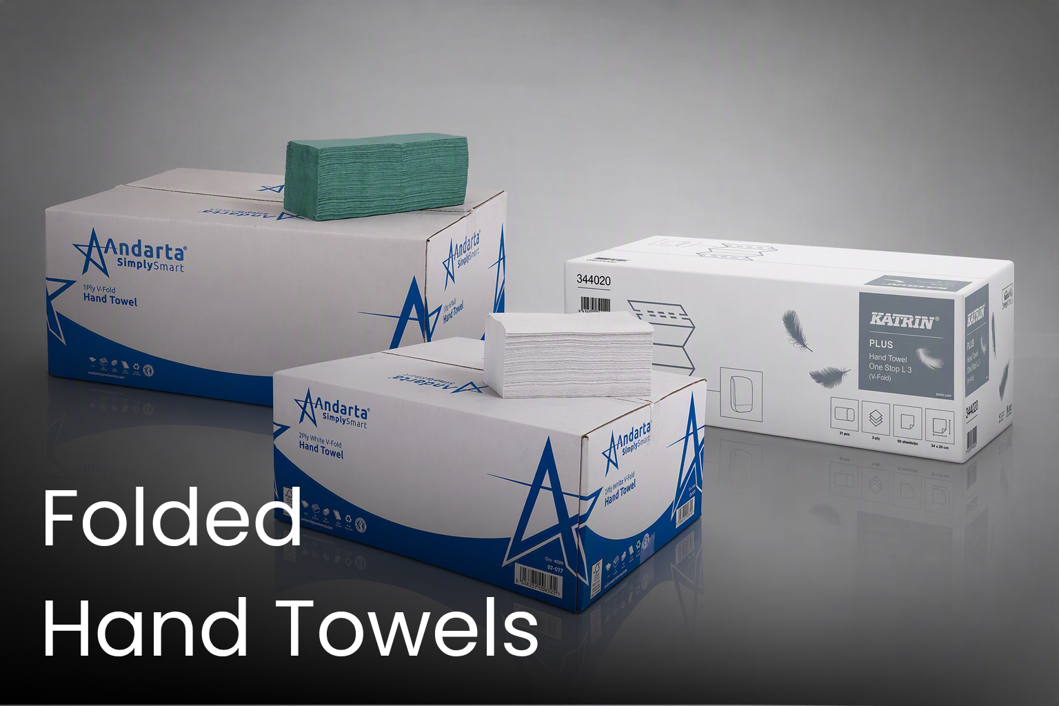 Folded Hand Towels